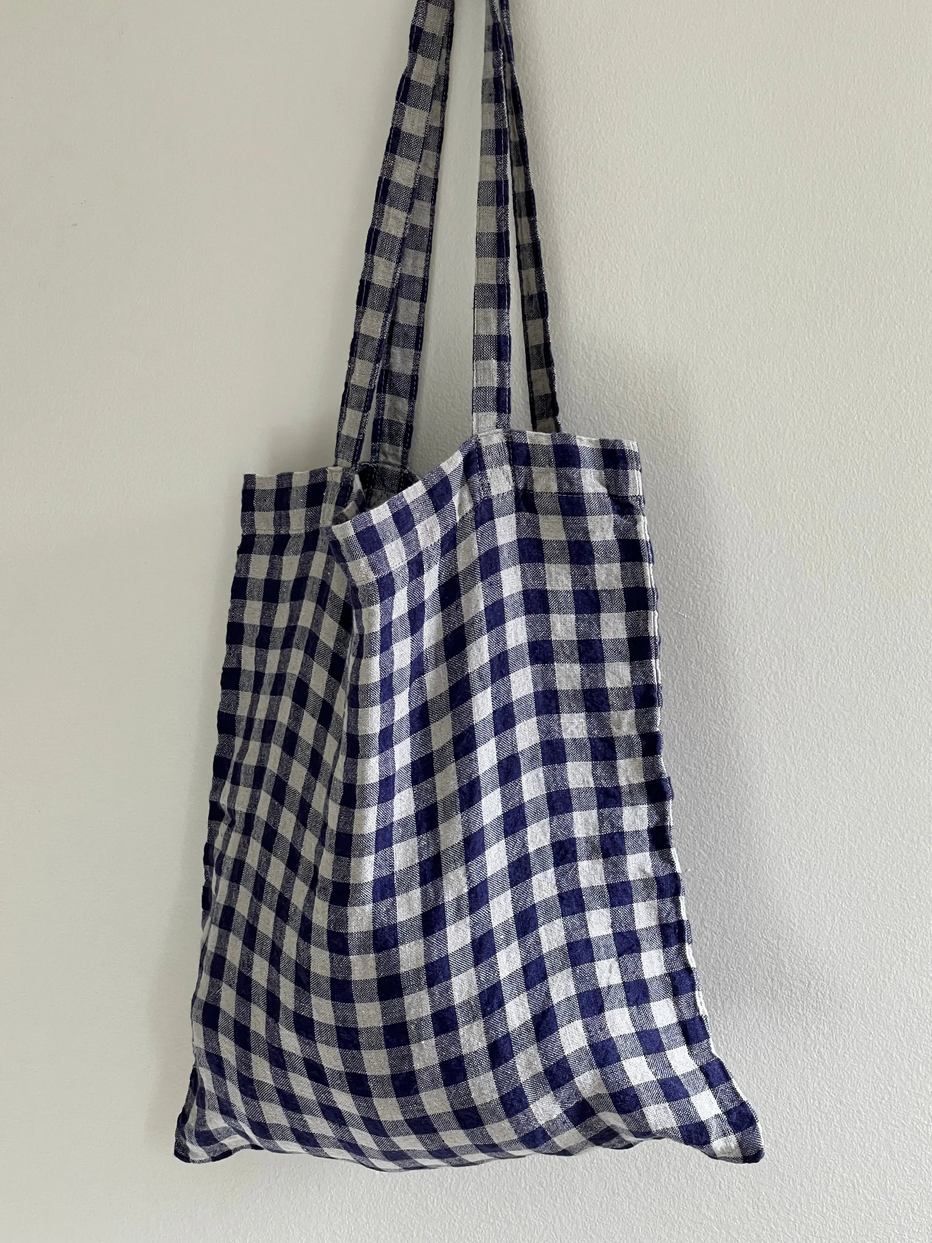Navy Gingham | 40 x 35 cm Linge Particulier