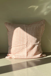Linge Particulier - Pudebetræk - Copper Gingham | 50 x 50 cm Linge Particulier