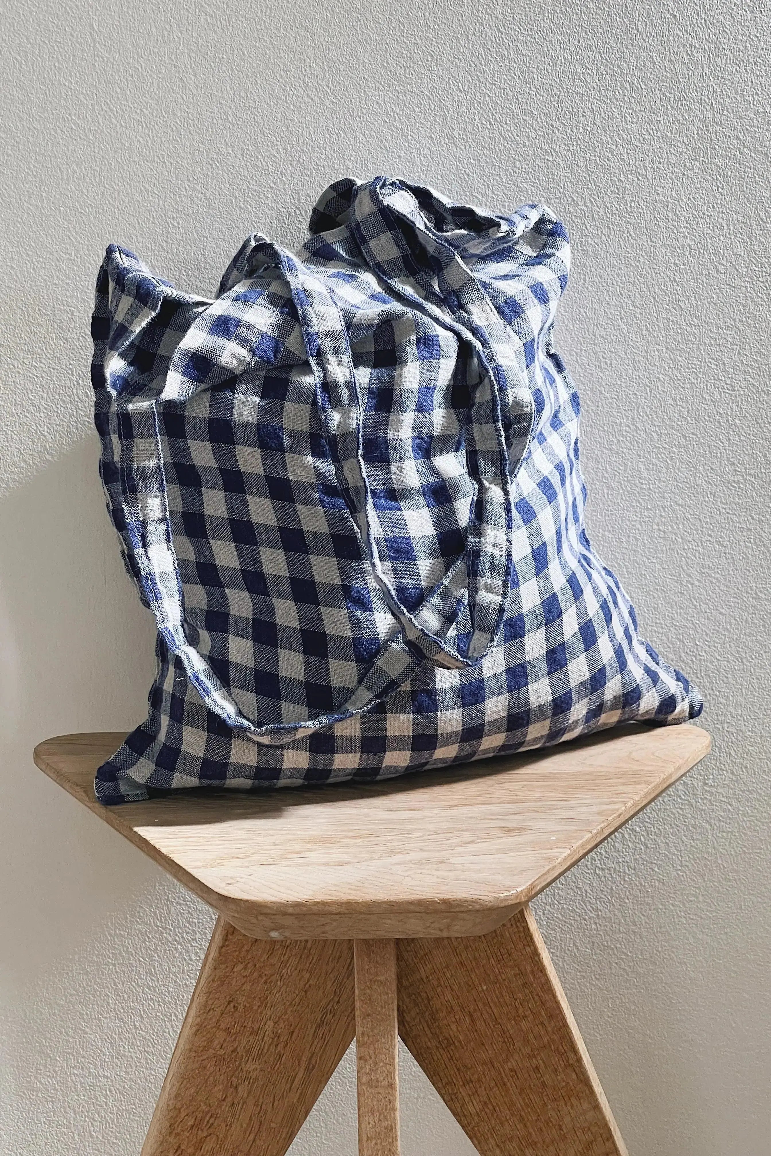 Navy Gingham | 40 x 35 cm Linge Particulier