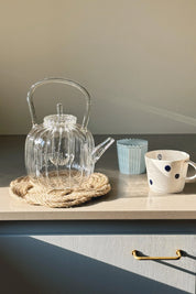 Lyseblå Bonbonniere (Lågkrukke) Studio Hafnia