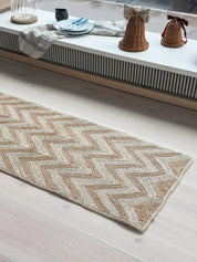 Maison Bengal | Zigzag gulvtæppe i jute | Brun/natur Maison Bengal