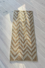 Maison Bengal | Zigzag gulvtæppe i jute | Brun/natur Maison Bengal