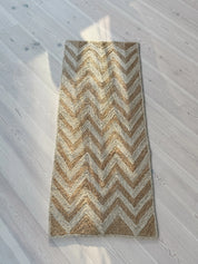 Maison Bengal | Zigzag gulvtæppe i jute | Brun/natur Maison Bengal