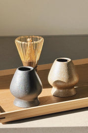 Matcha Holder i Mat Sort eller Grå/Brun Glasur Studio Hafnia