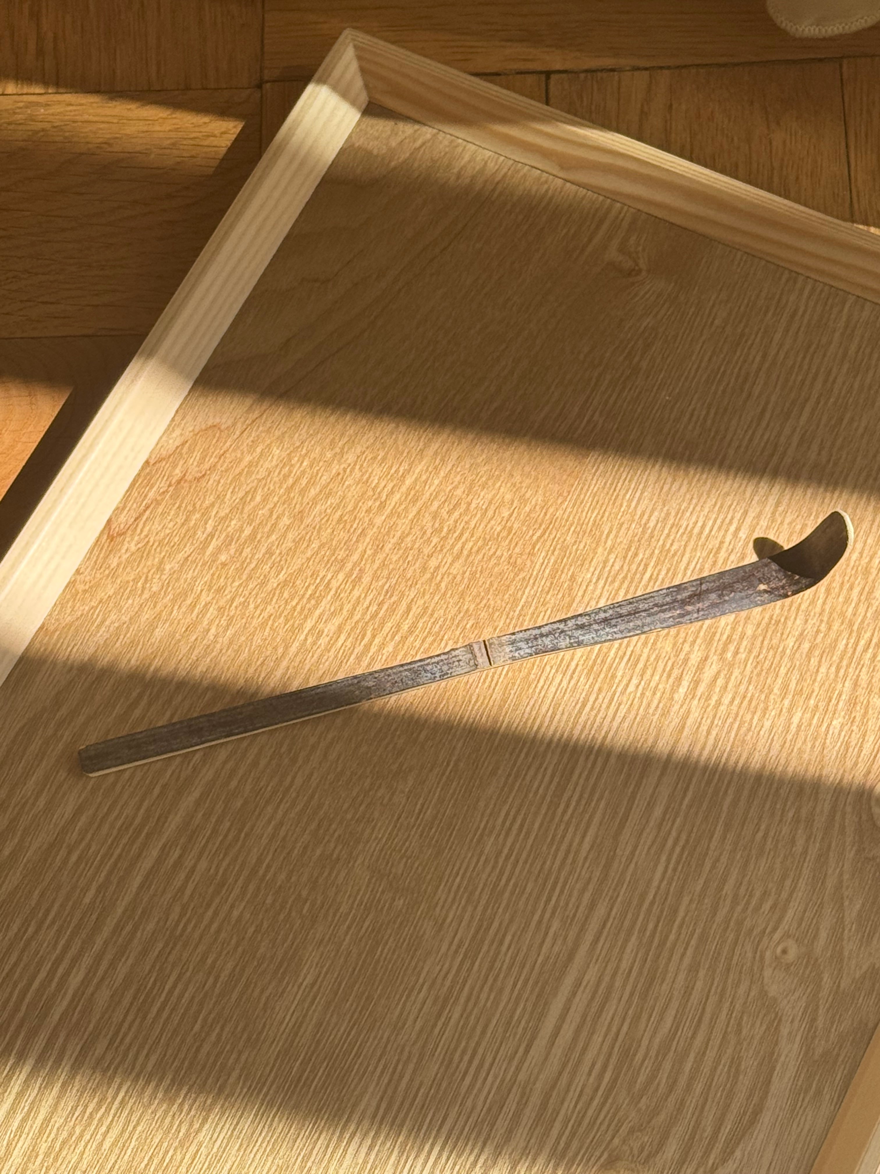 Matcha-ske i mørk bambus – Traditionel chashaku til matcha-te Studio Hafnia