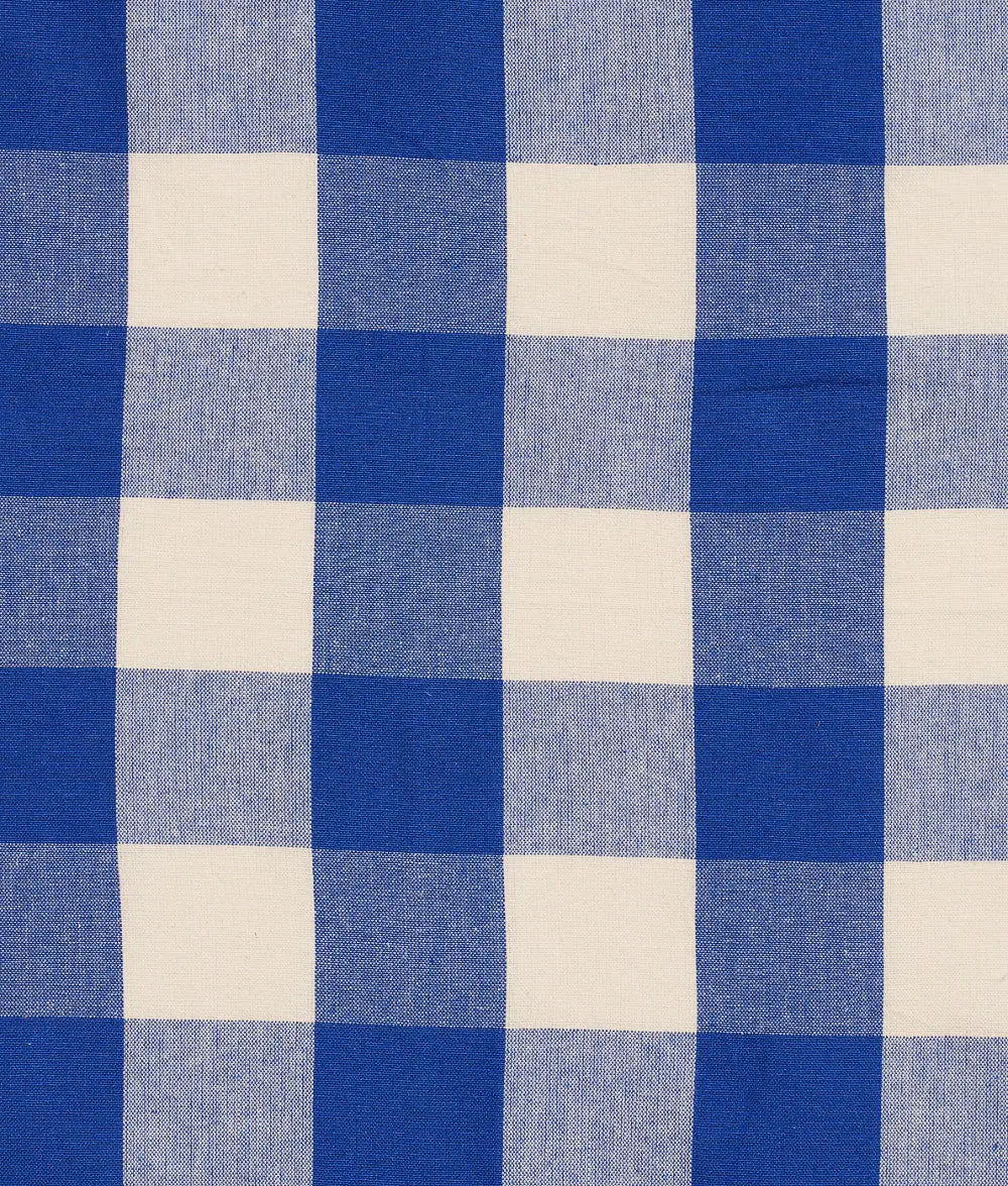 Midnatt Stofservietter Bell | Blå gingham tern | 40 x 40 cm | Sæt med 4 stk Midnatt