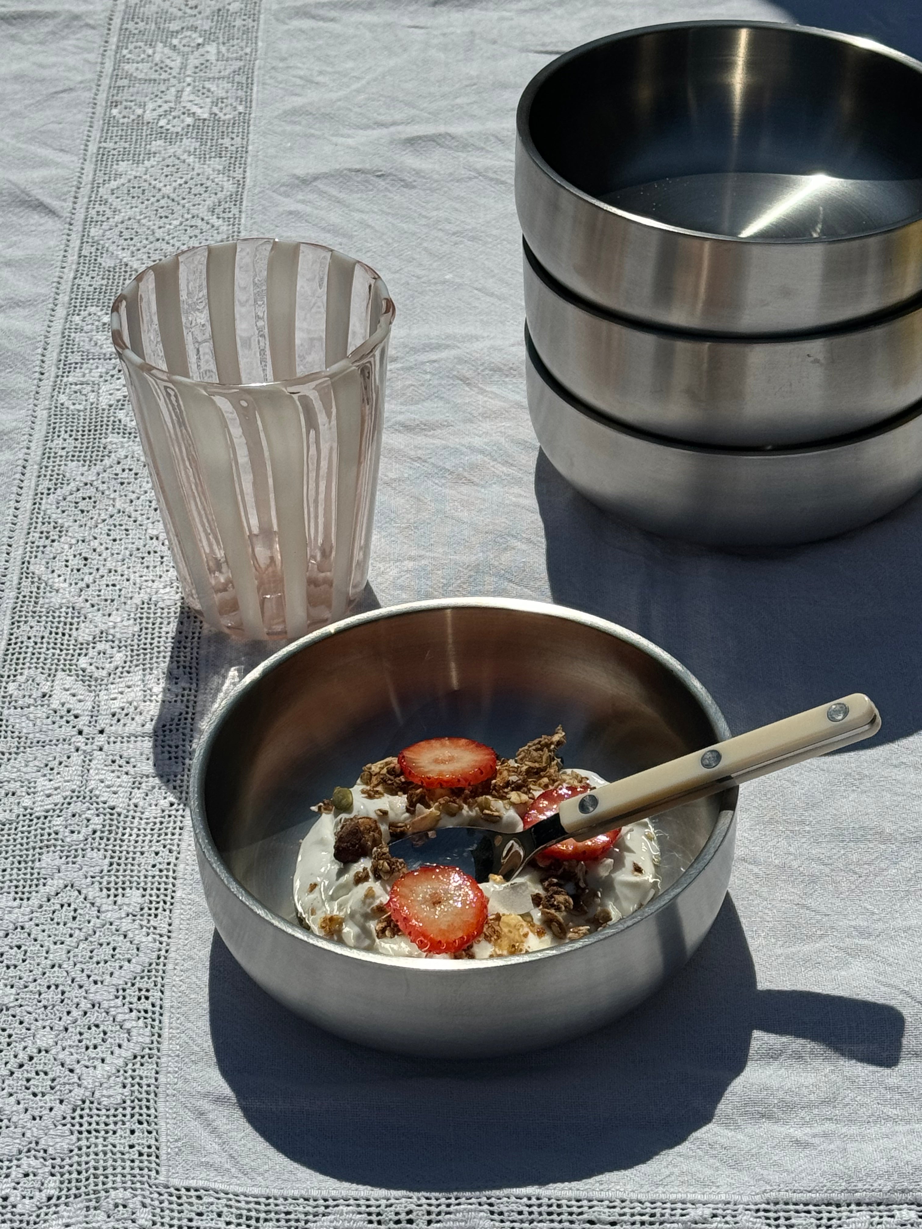 Morgenmadsskål i rustfrit stål | 15 cm Studio Hafnia