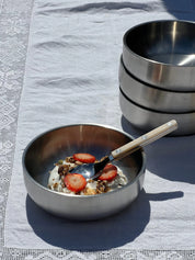 Morgenmadsskål i rustfrit stål | 15 cm Studio Hafnia