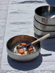 Morgenmadsskål i rustfrit stål | 15 cm Studio Hafnia