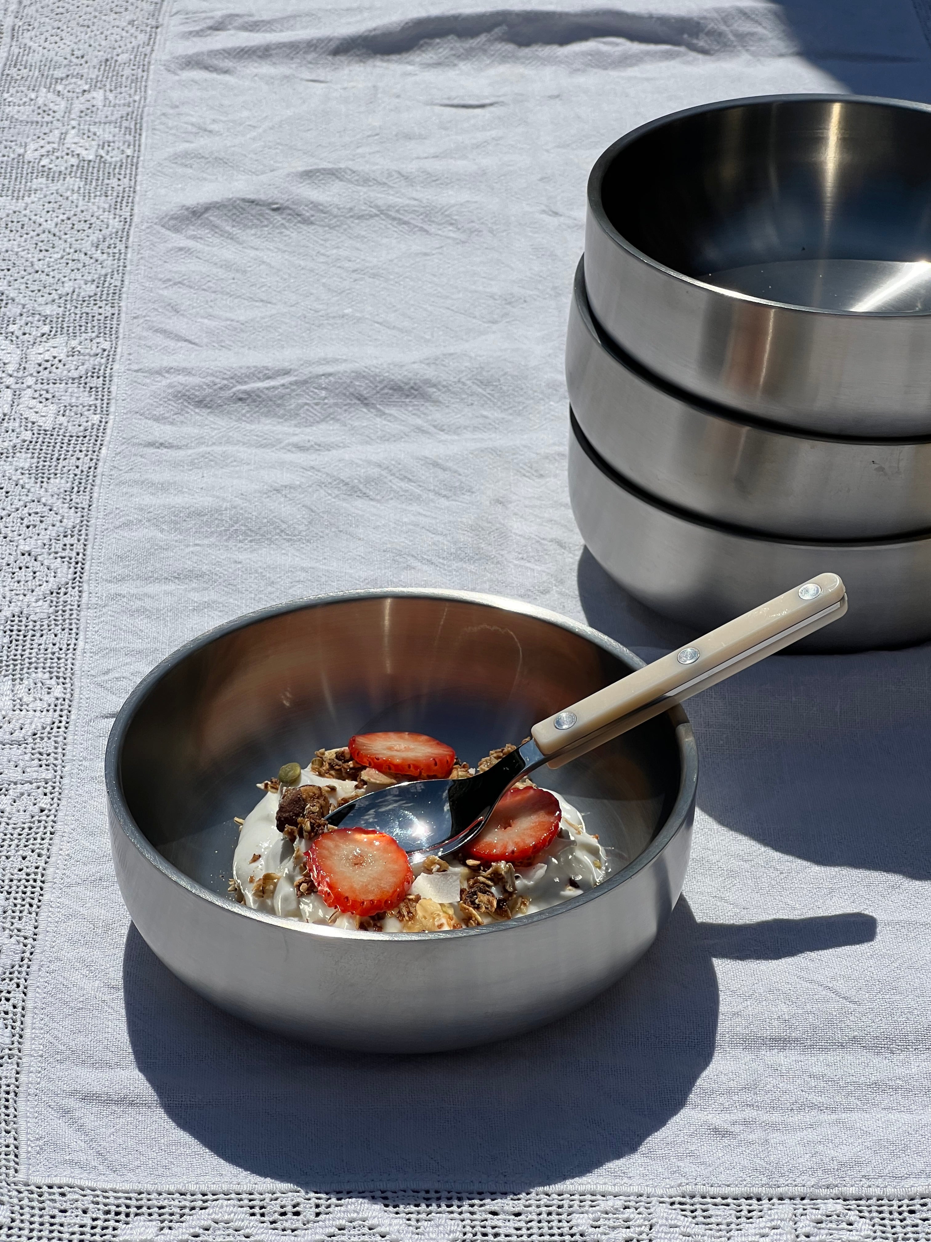 Morgenmadsskål i rustfrit stål | 15 cm Studio Hafnia