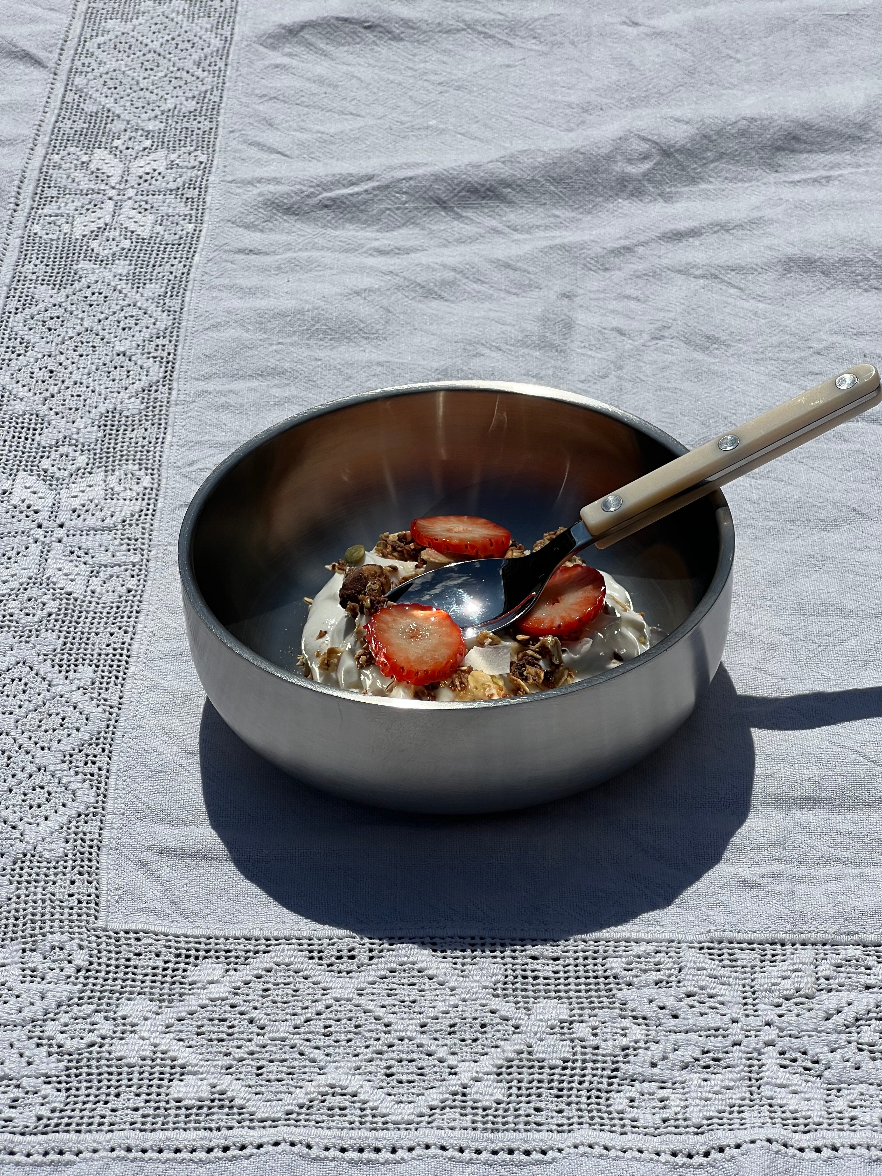 Morgenmadsskål i rustfrit stål | 15 cm Studio Hafnia