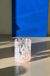 Murano Drikkeglas med flad bund | Pink Studio Hafnia