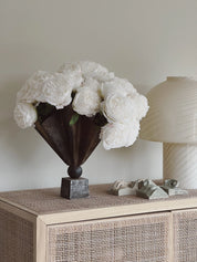 Naturtro Pæonbuket | Hvid Studio Hafnia