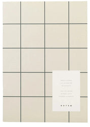 Notem studio, Uma Weekly Planner book, Light gray Notem studio