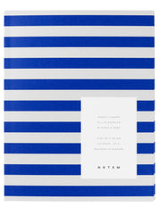 Notem studio, Uma Weekly Planner, medium, Bright blue stripes Notem studio