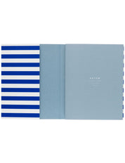 Notem studio, Uma Weekly Planner, medium, Bright blue stripes Notem studio