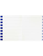 Notem studio, Uma Weekly Planner, medium, Bright blue stripes Notem studio