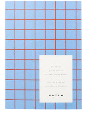 Notem studio, Uma notesbog flat lay, Softcover small, Light Blue Notem studio