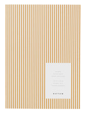 Notem studio, Vita notesbog, Softcover medium, Ochre lines Notem studio