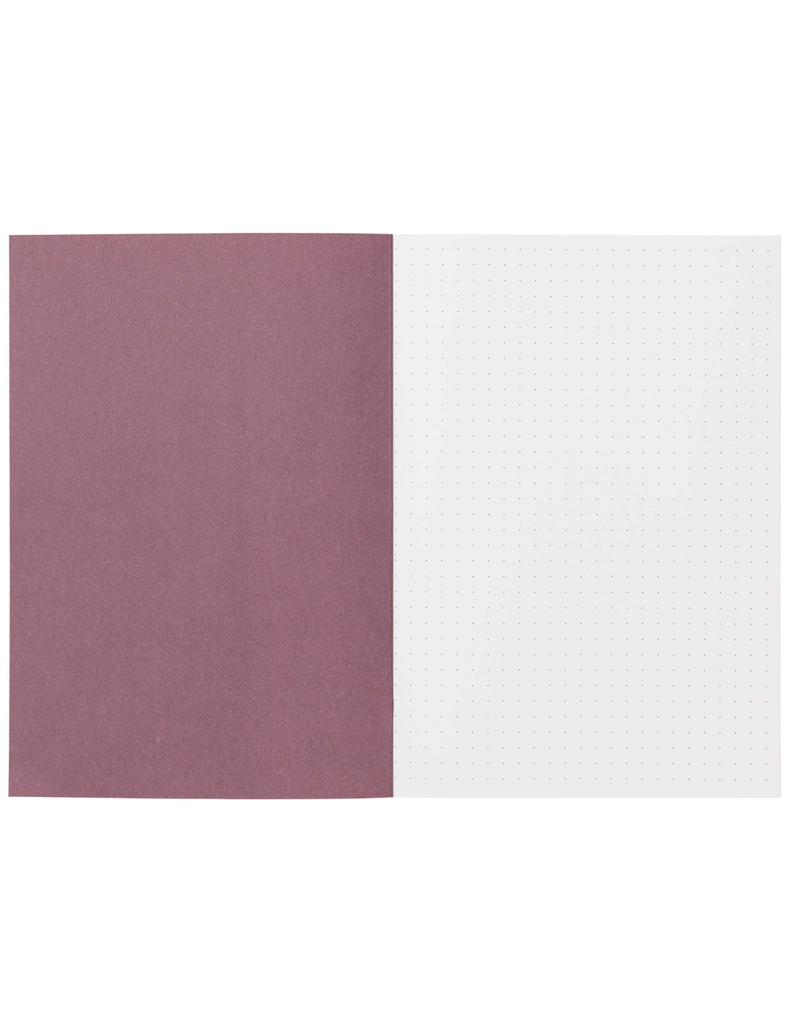 Notem studio, Vita notesbog, Softcover medium, Ochre lines Notem studio