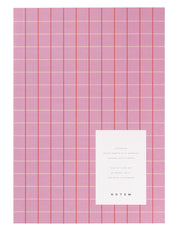 Notem studio, Vita notesbog, Softcover medium, Rose Grid Notem studio
