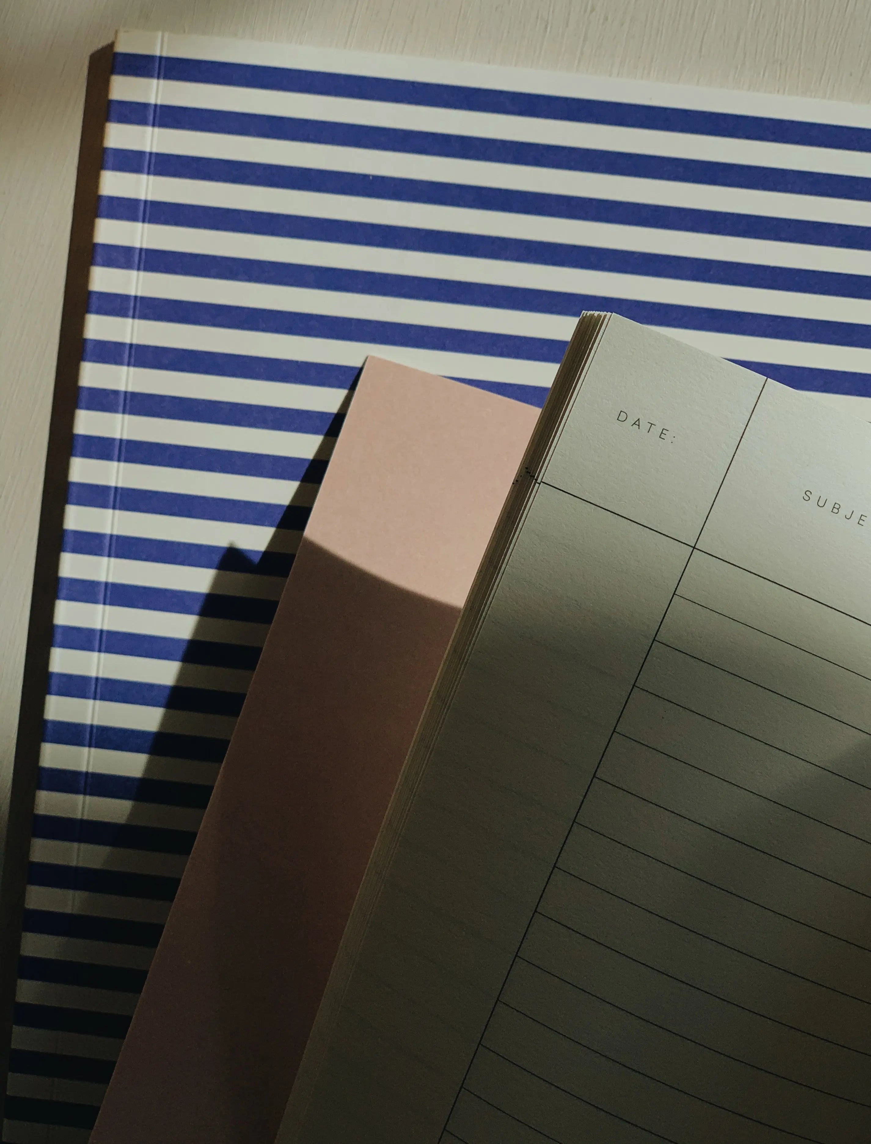 Notem studio, Vita notesbog, Softcover small, Bright Blue Notem studio