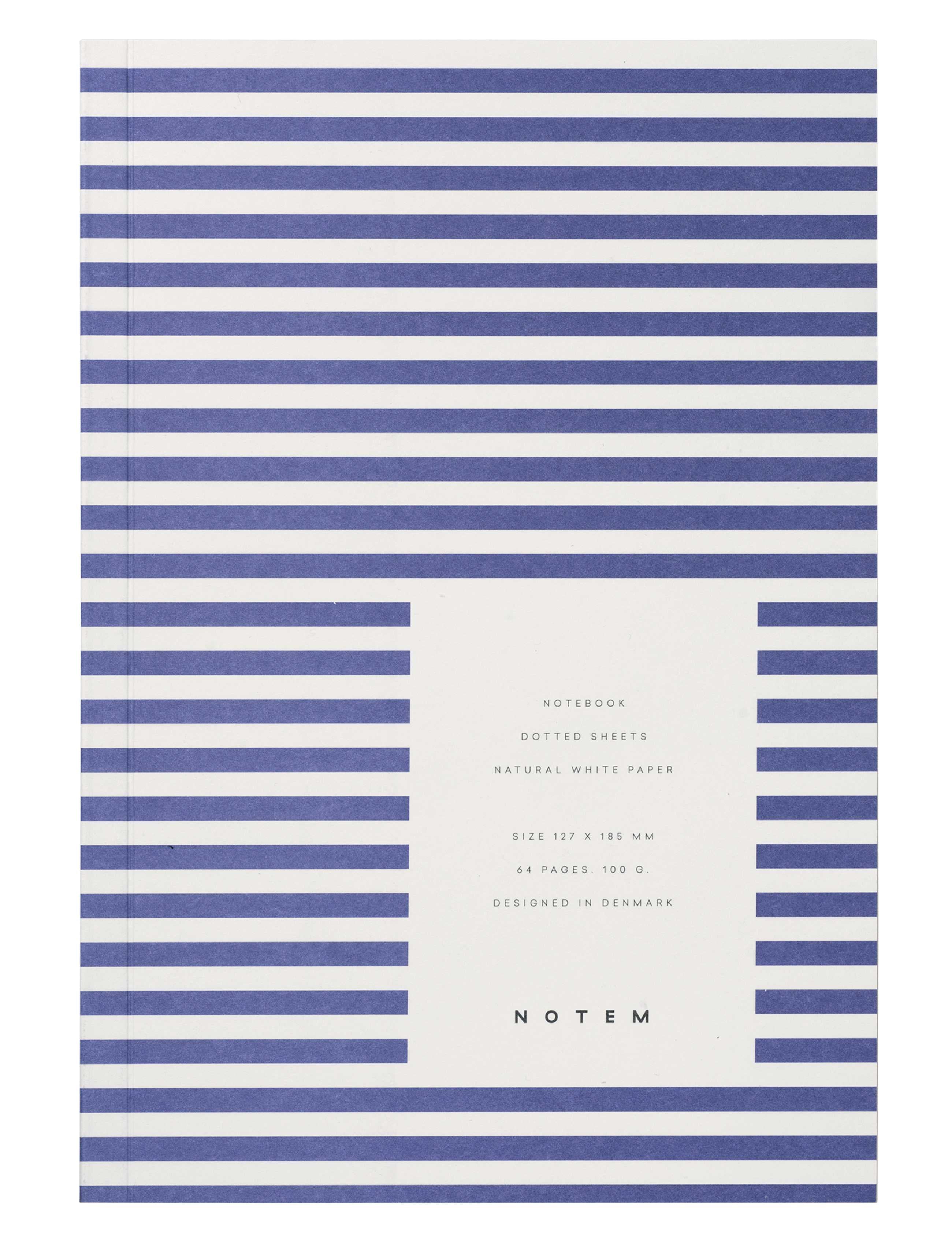 Notem studio, Vita notesbog, Softcover small, Bright Blue Notem studio