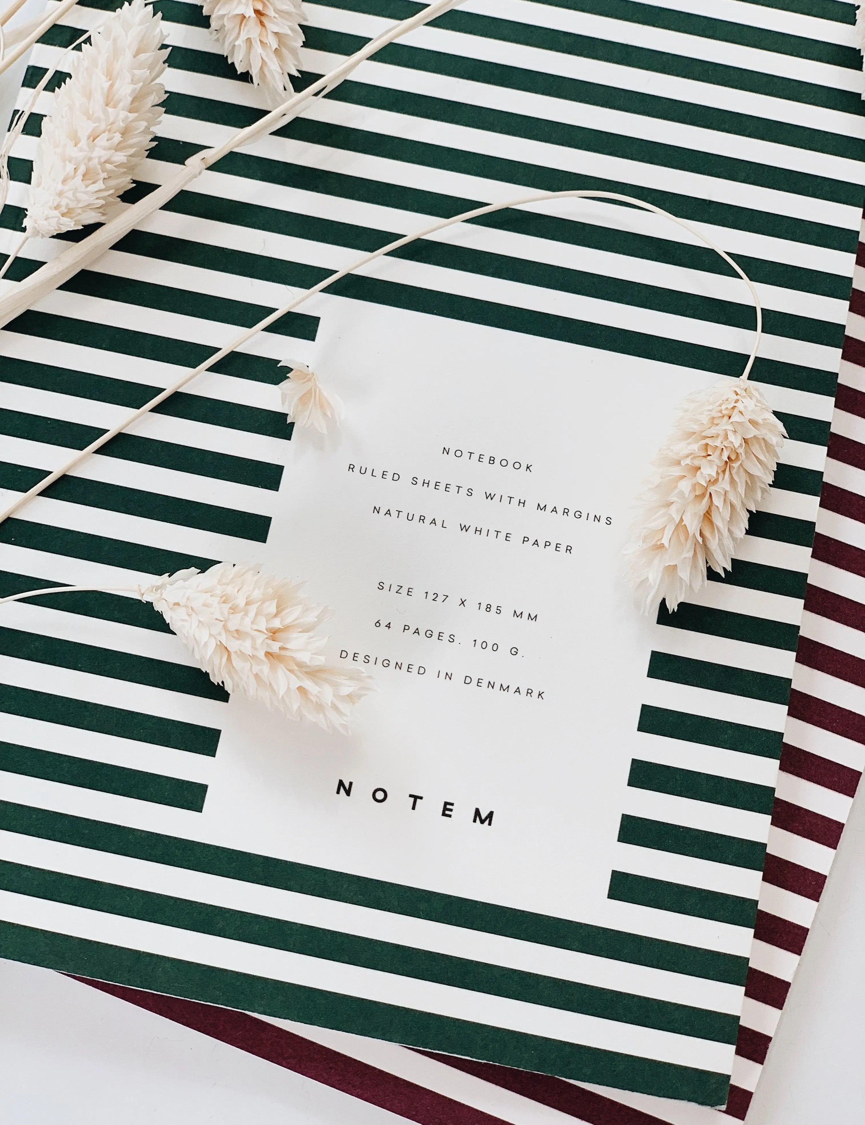 Notem studio, Vita notesbog, Softcover small, Dark Green Notem studio