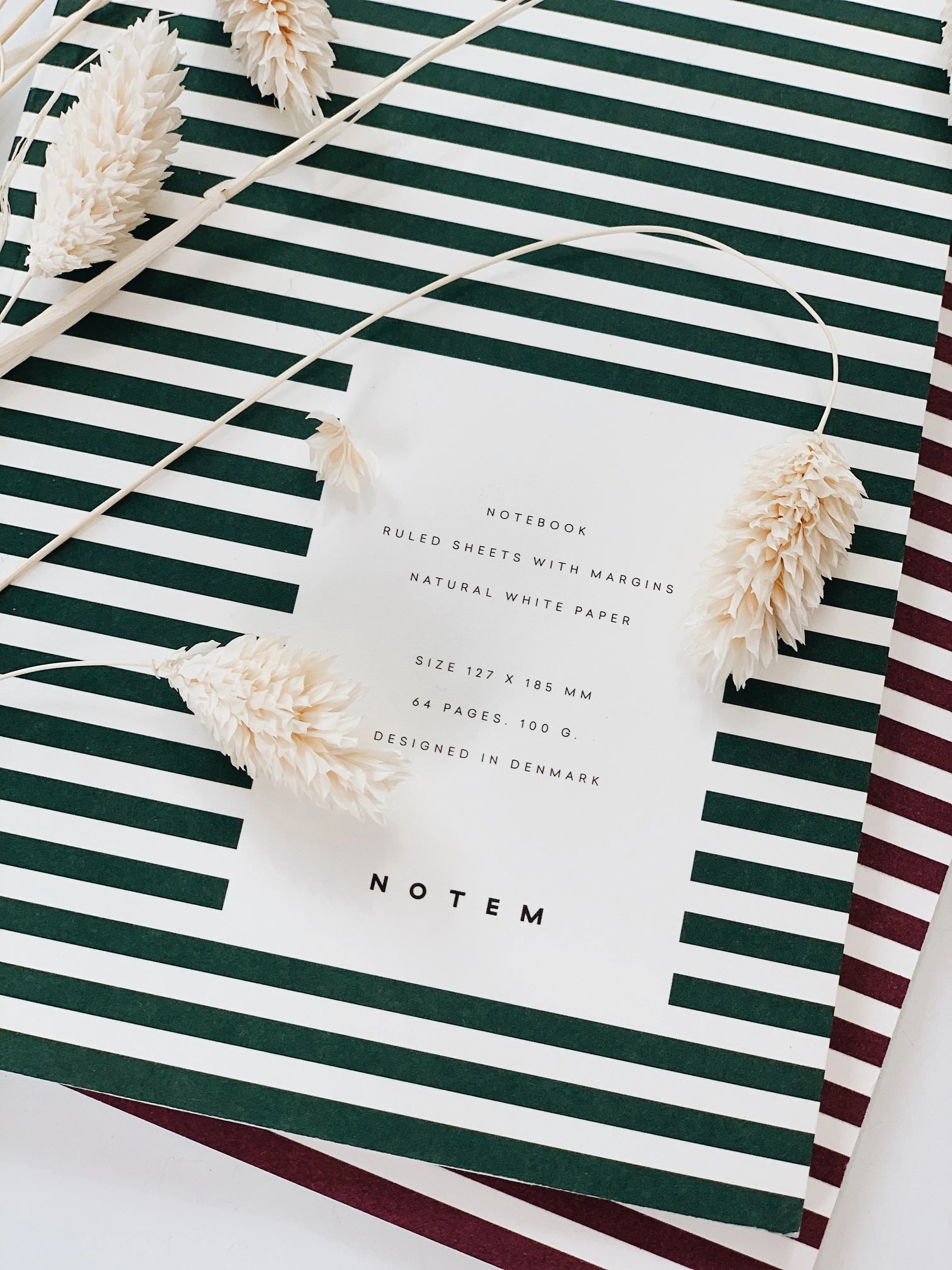 Notem studio, Vita notesbog, Softcover small, Dark Green Notem studio