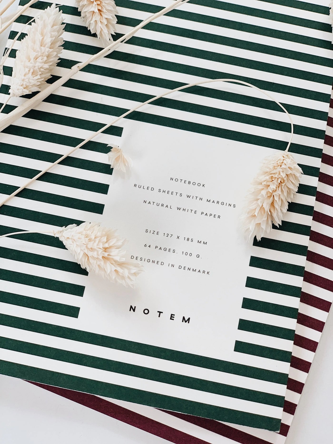 Notem studio, Vita notesbog, Softcover small, Dark Green Notem studio