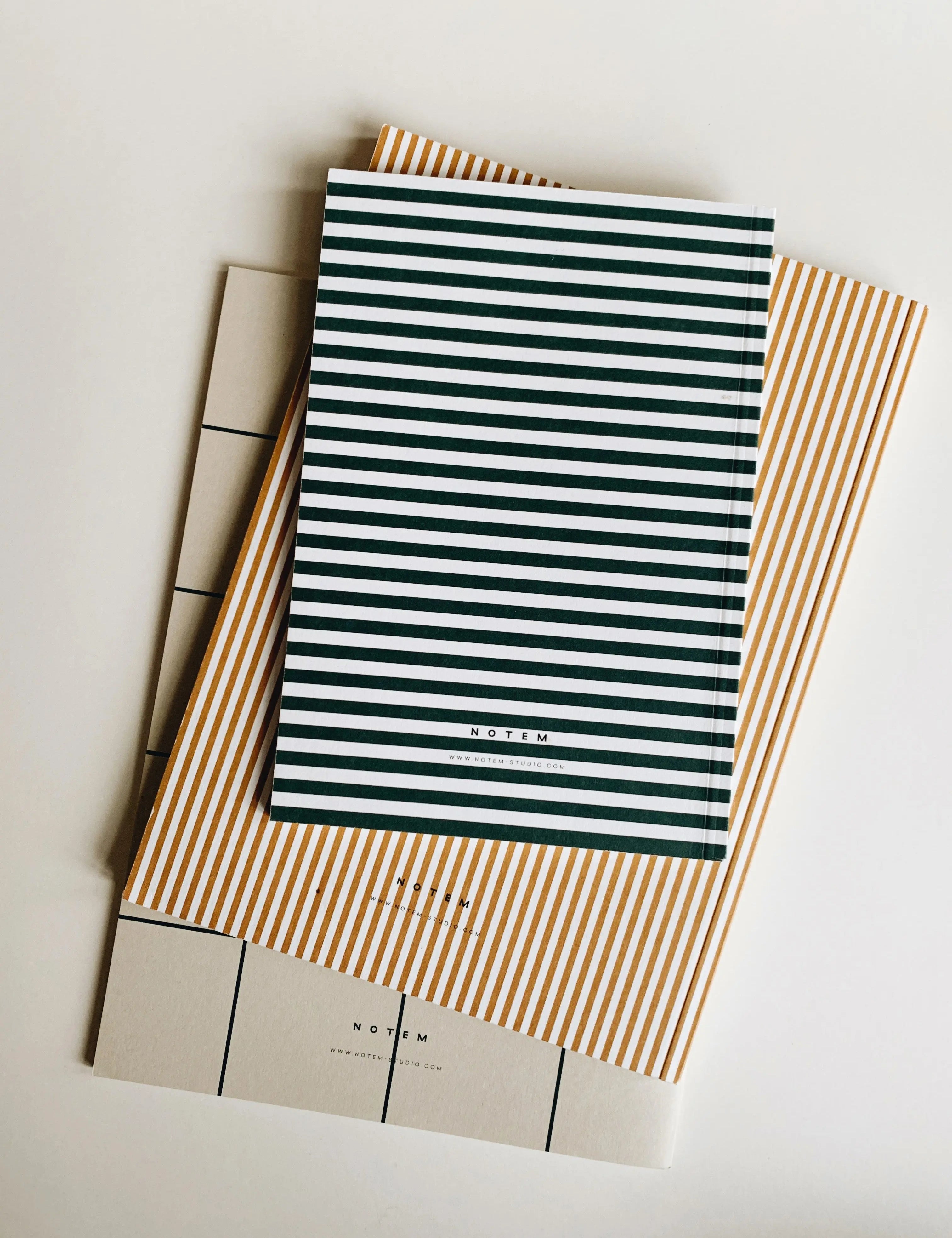Notem studio, Vita notesbog, Softcover small, Dark Green Notem studio