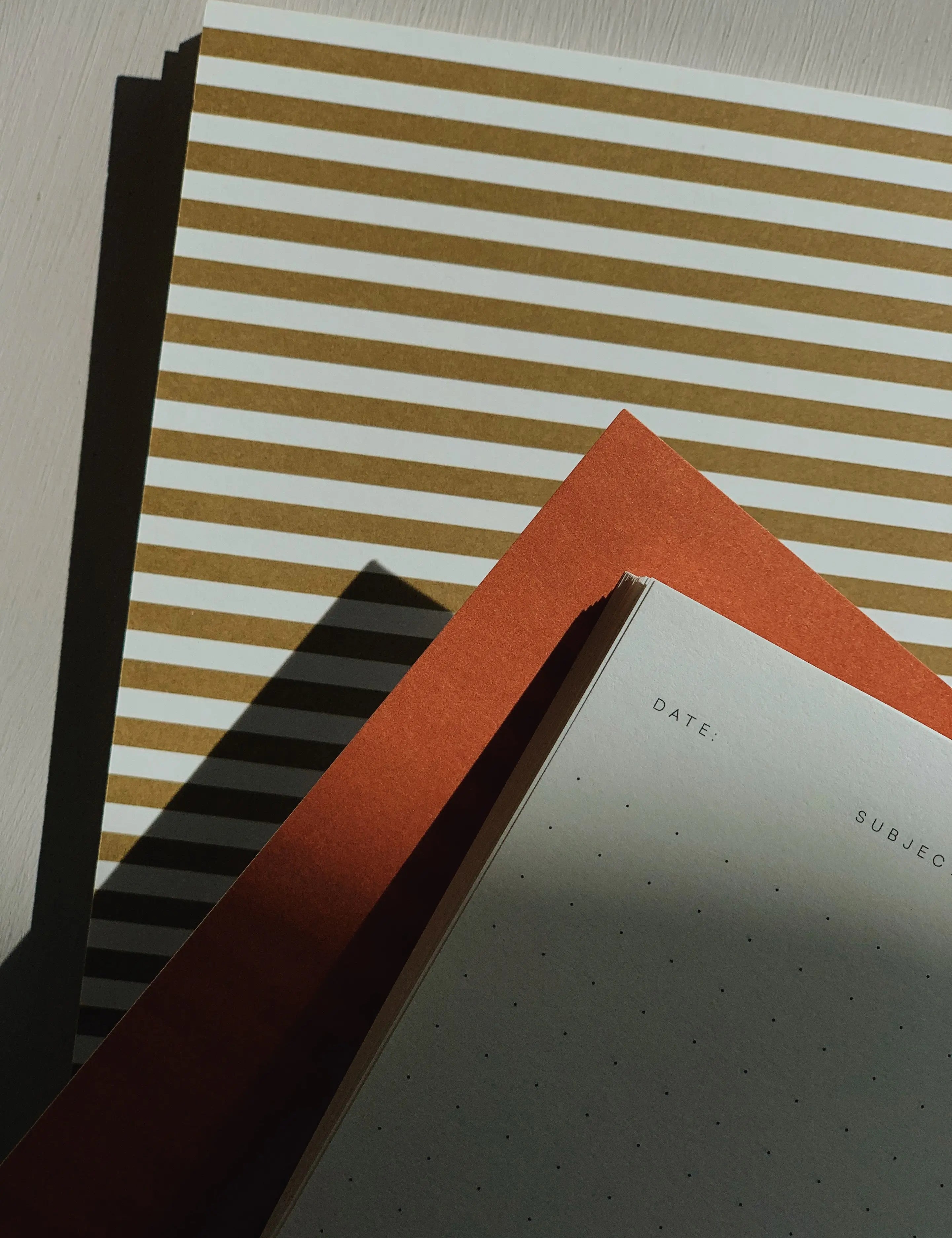 Notem studio, Vita notesbog, Softcover small, Ochre Notem studio