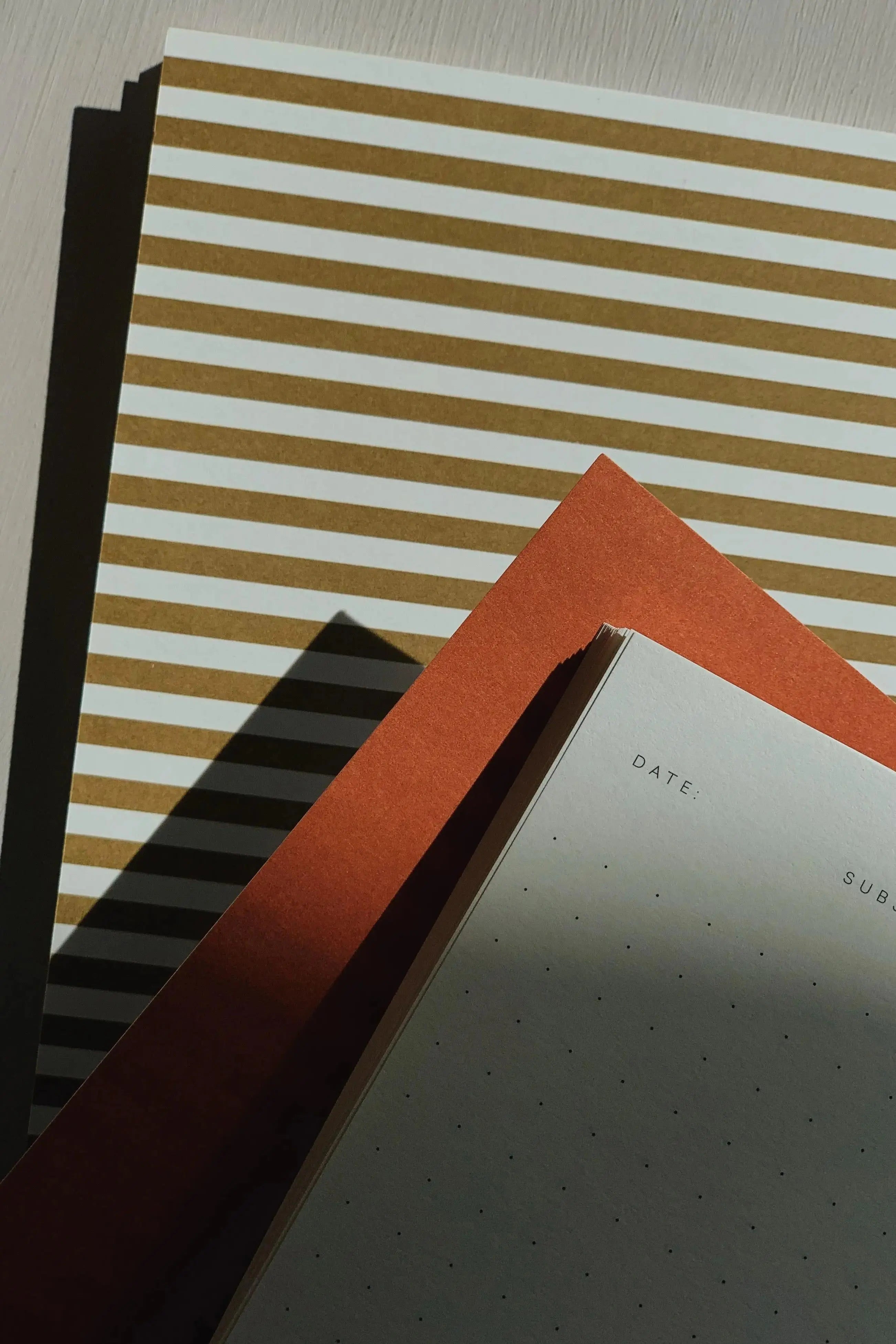 Notem studio, Vita notesbog, Softcover small, Ochre Notem studio