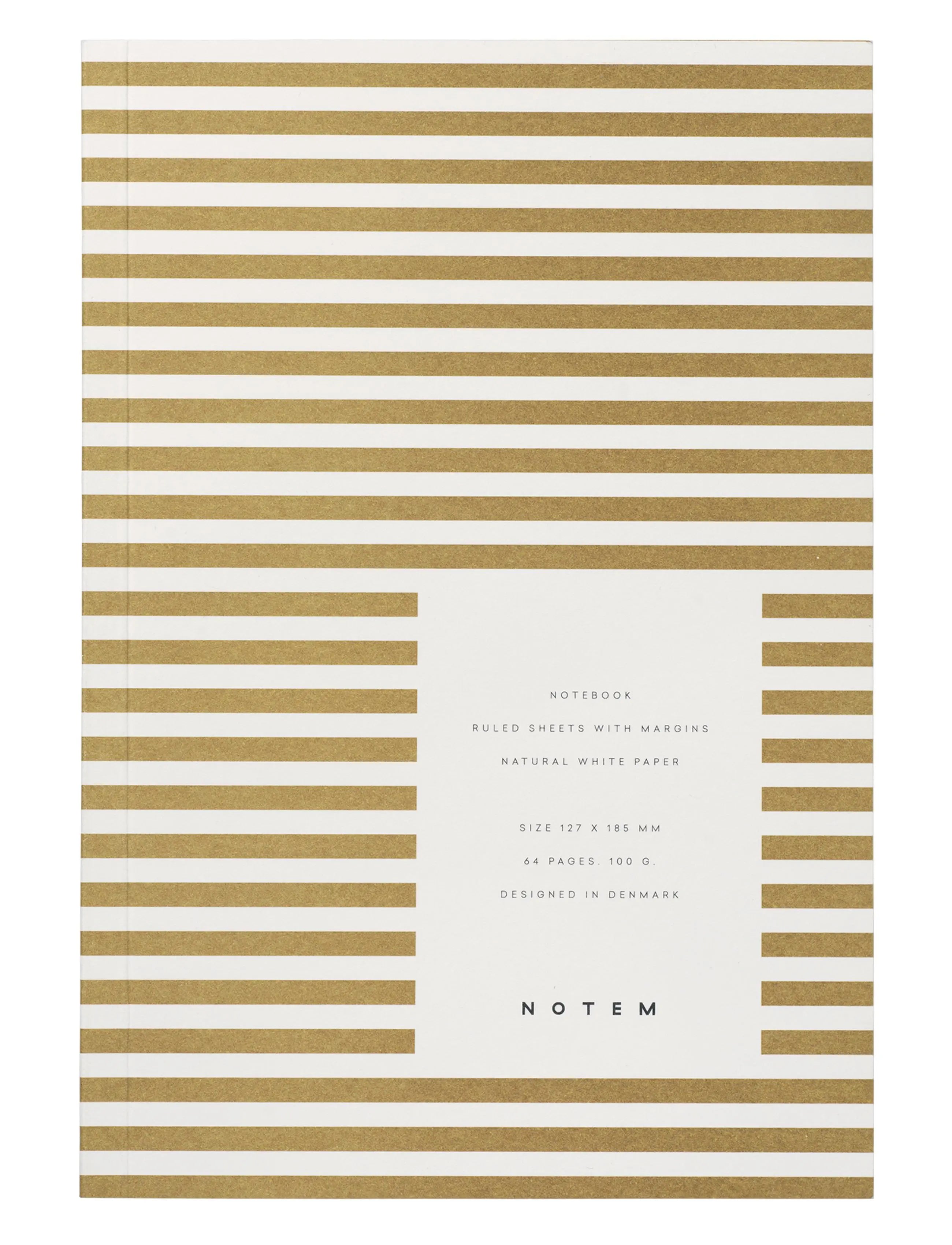 Notem studio, Vita notesbog, Softcover small, Ochre Notem studio