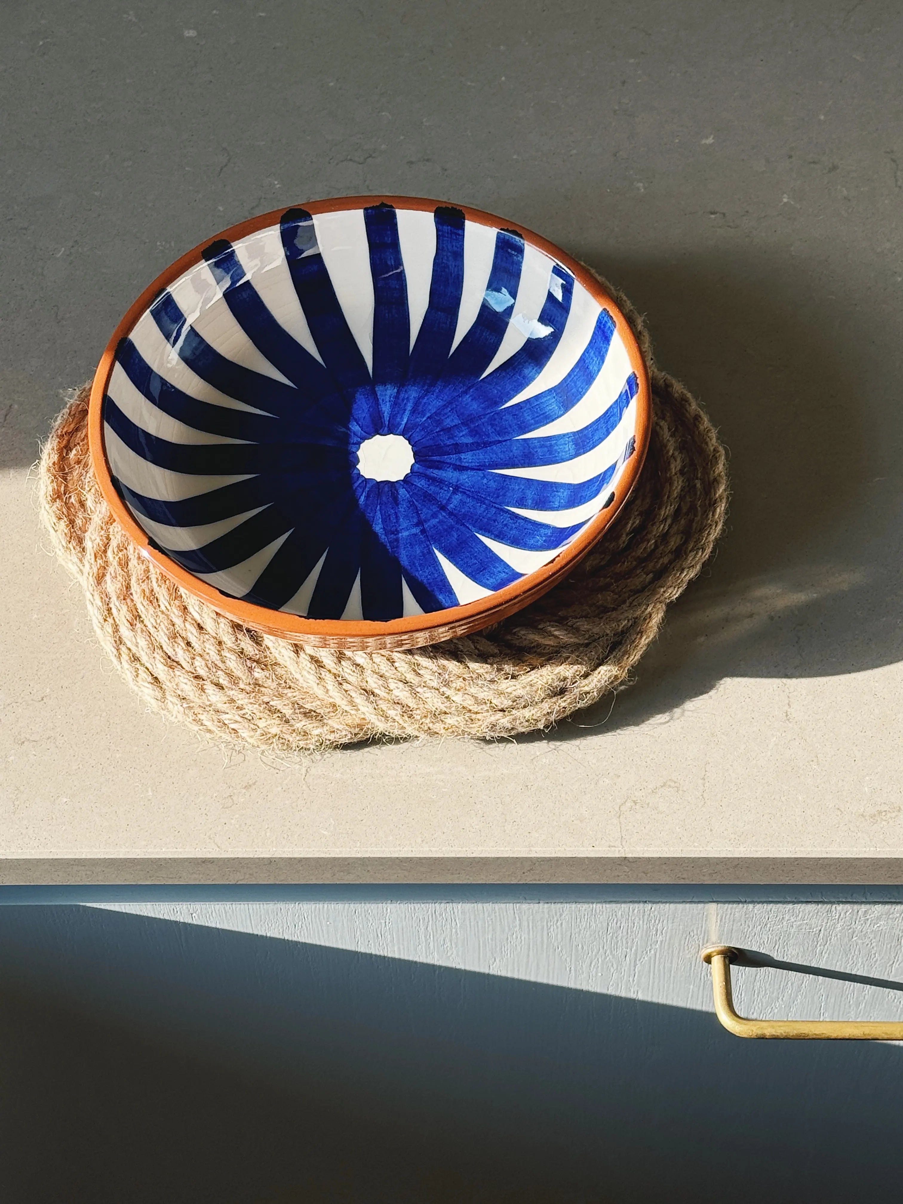 Original Ocean Plait Bordskåner af Håndflettet Jute Studio Hafnia