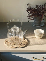 Original Ocean Plait Bordskåner af Håndflettet Jute Studio Hafnia