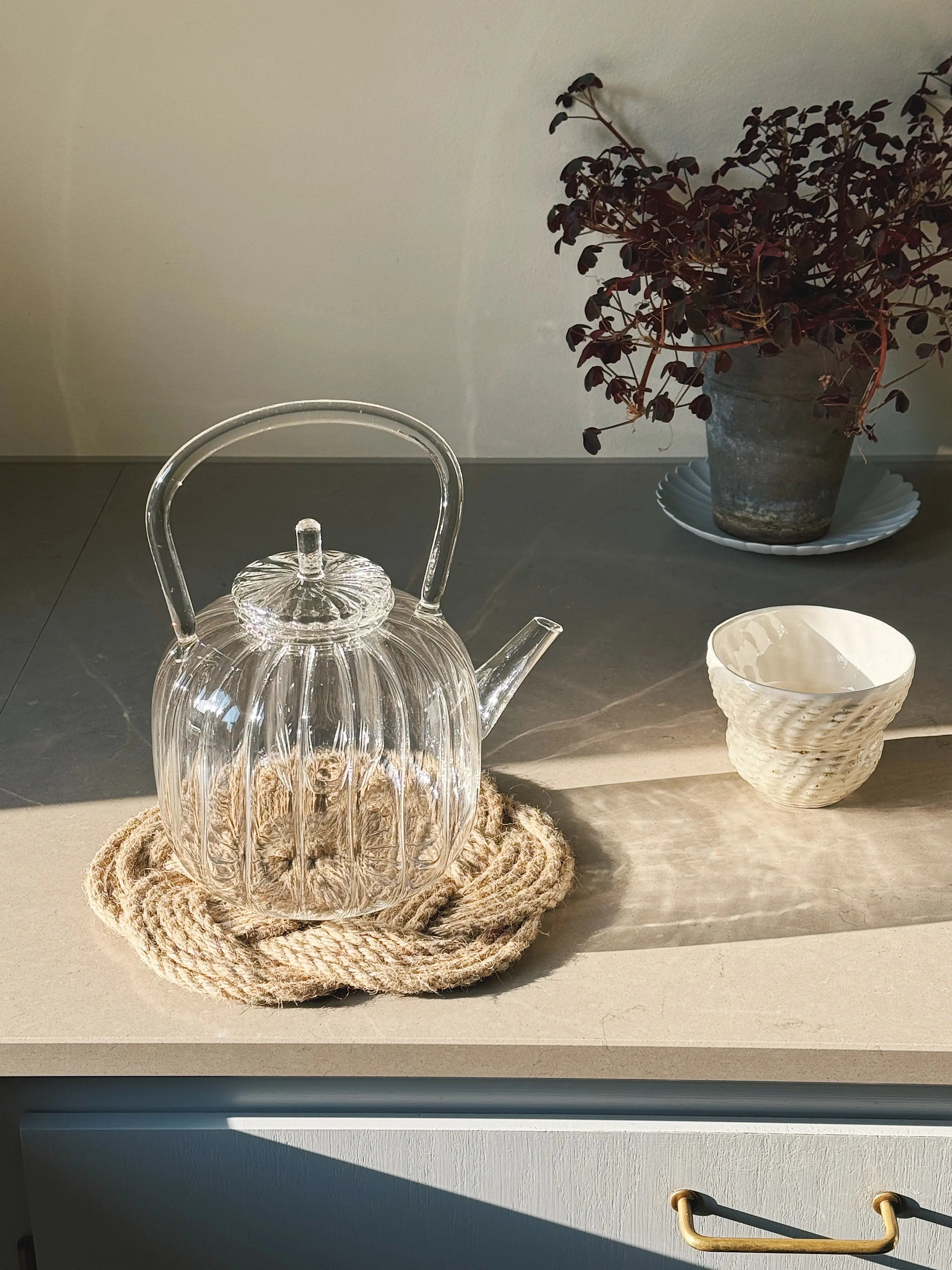 Original Ocean Plait Bordskåner af Håndflettet Jute Studio Hafnia