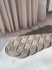 Original Ocean Plait Doormat in Handbraided Jute | 103 x 40 cm