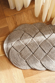 Original Ocean Plait Dørmåtte af håndflettet jute | Lille 40 x 70 cm Studio Hafnia