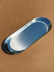 Oval fad/tallerken i rustfrit stål | 23 cm Studio Hafnia