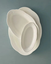Ovalt Fad / Deep Oval Plate – Silhouette, Hvid (sæt á 2) | Serax by Sergio Herman Serax