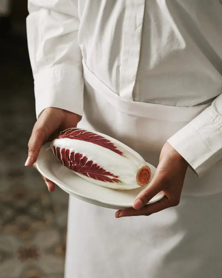 Ovalt Fad / Deep Oval Plate – Silhouette, Hvid (sæt á 2) | Serax by Sergio Herman Serax