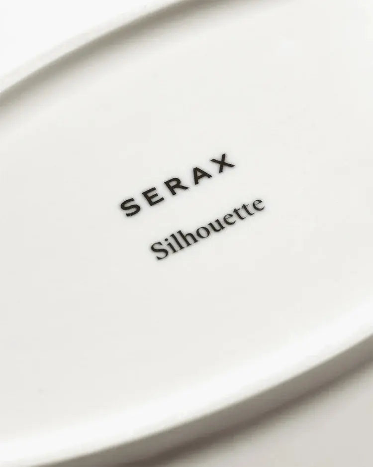 Ovalt Fad / Deep Oval Plate – Silhouette, Hvid (sæt á 2) | Serax by Sergio Herman Serax