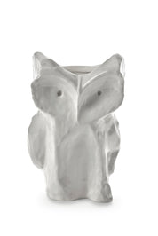 Owl Vase 'After Midnight' Lille i hvid – Marni x Serax, set forfra