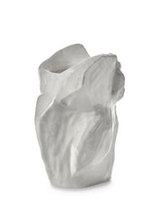 Owl Vase 'After Midnight' Lille i hvid – Marni x Serax, set fra siden
