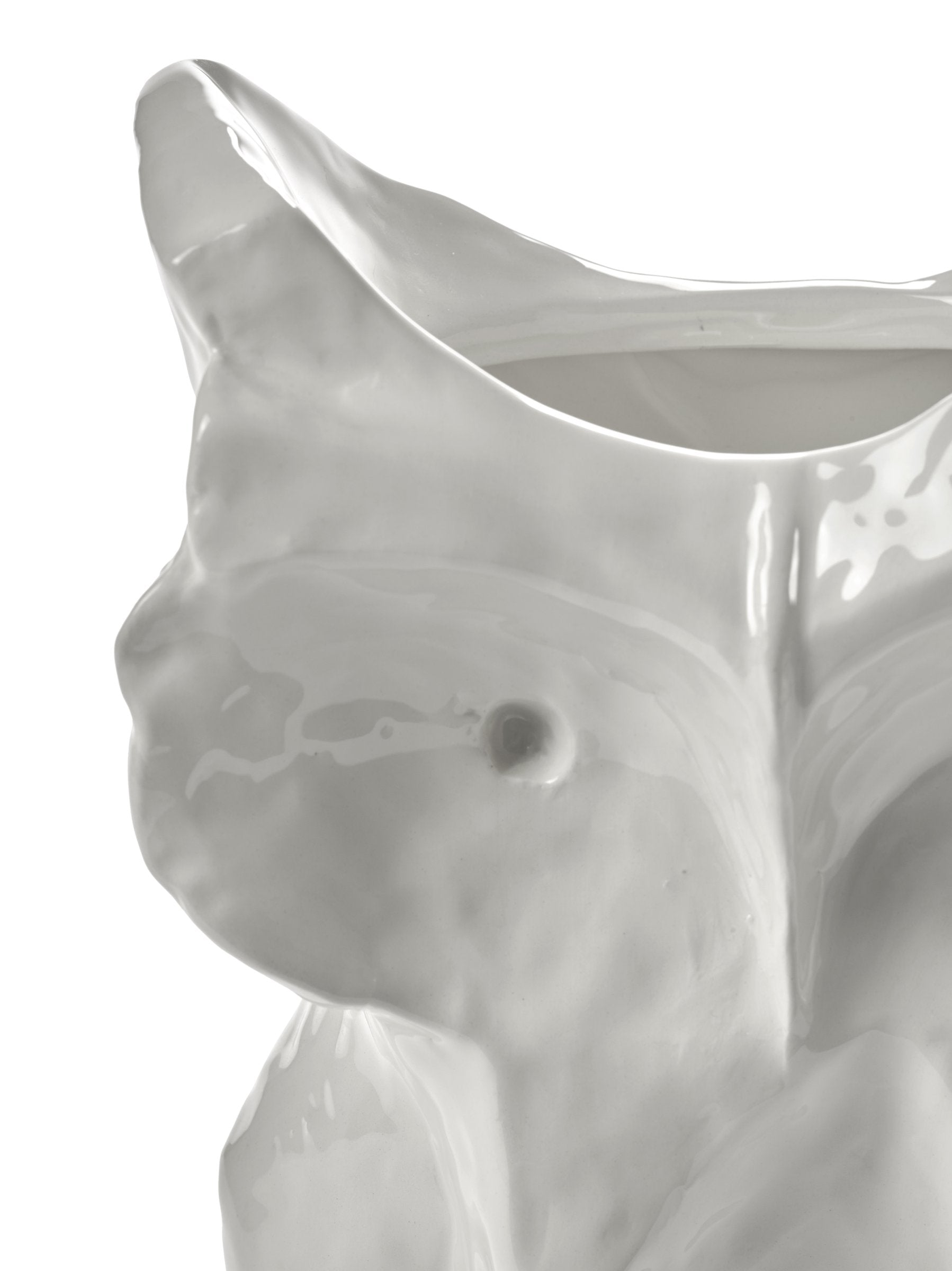 Owl Vase 'After Midnight' Stor – Hvid | Marni x Serax