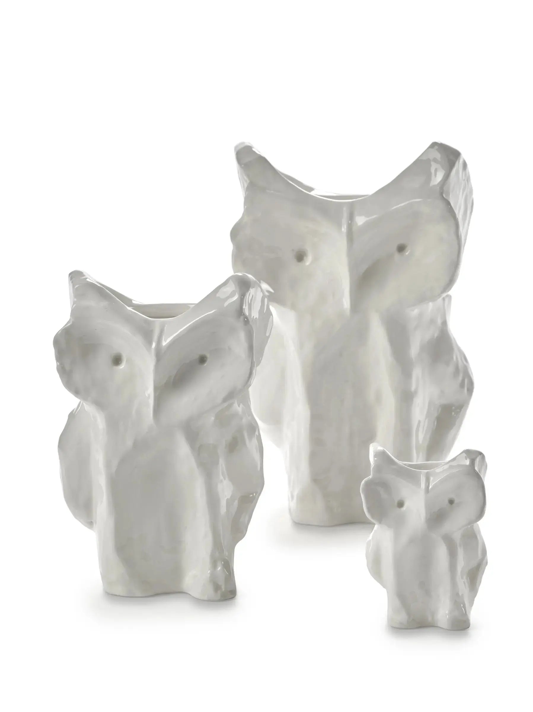 Owl Vase 'After Midnight' Stor – Hvid | Marni x Serax Serax