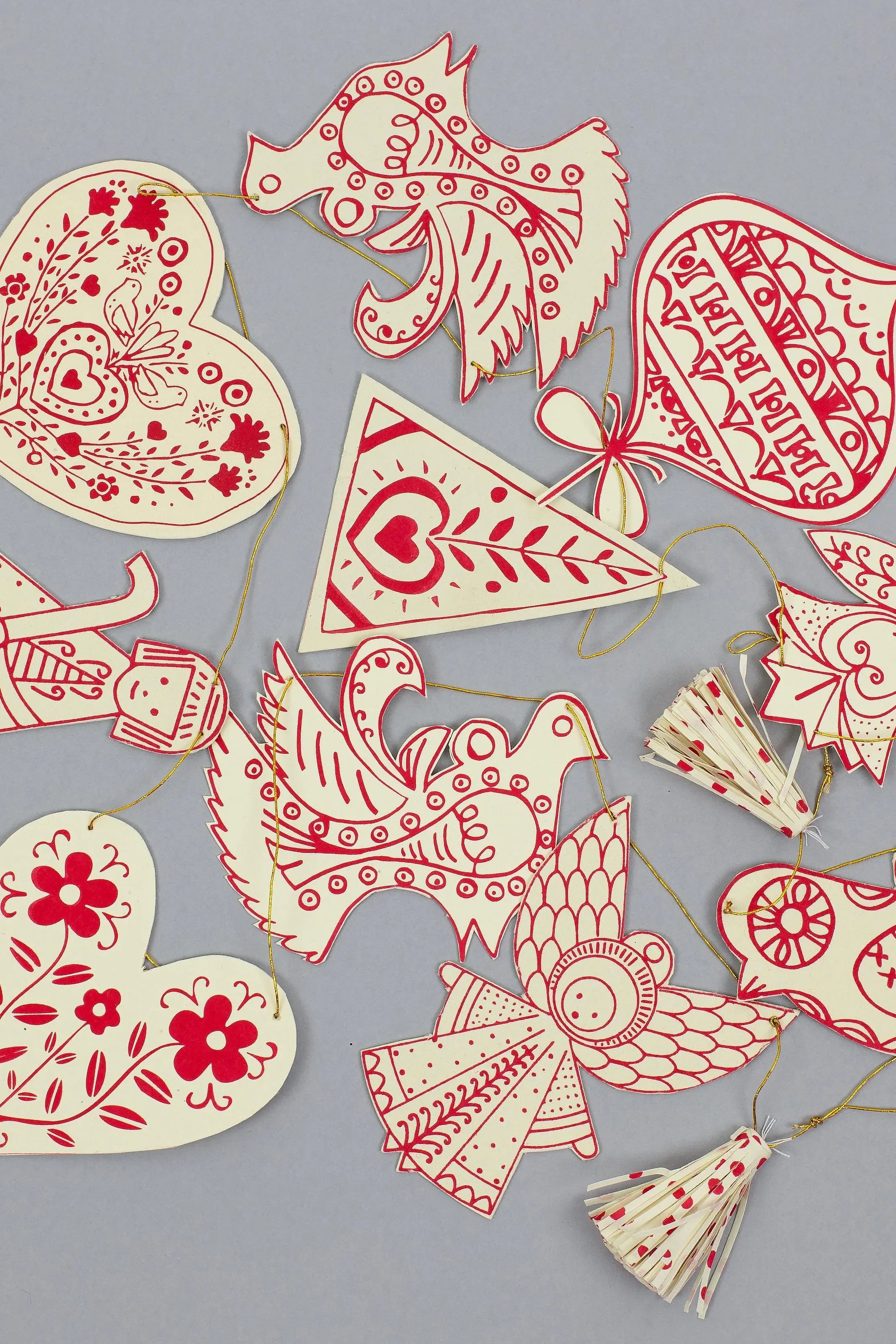 Pendants Folklore guirlande med julefigurer World of Craft