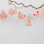 Pendants Folklore guirlande med julefigurer World of Craft
