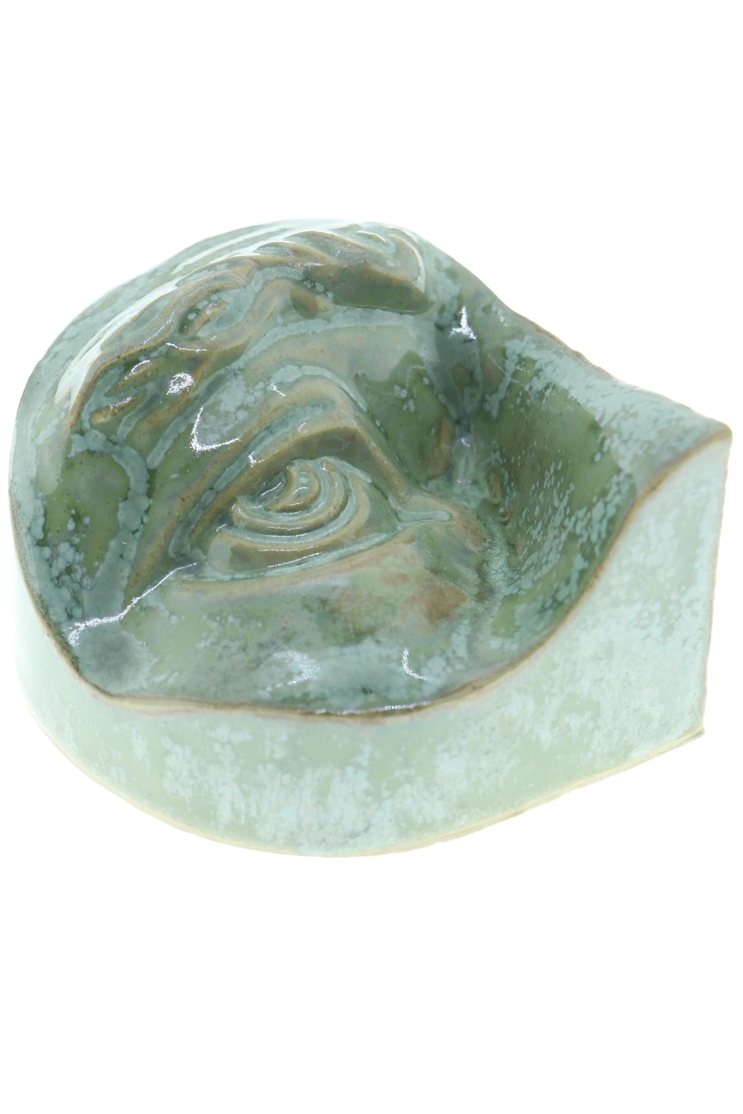 Right Rounded Eye i CopperGreen stentøj Laoru Laoru